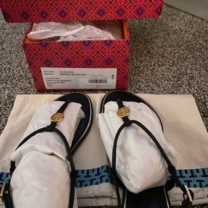 Women’s Tory Burch Black Emmy leather sandal